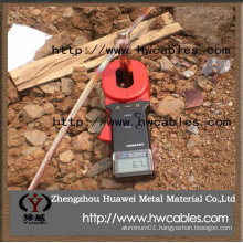 copper down conductor for lightning and earthing protection